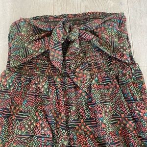 Free people Strapless smoked tube jumpsuit . L.